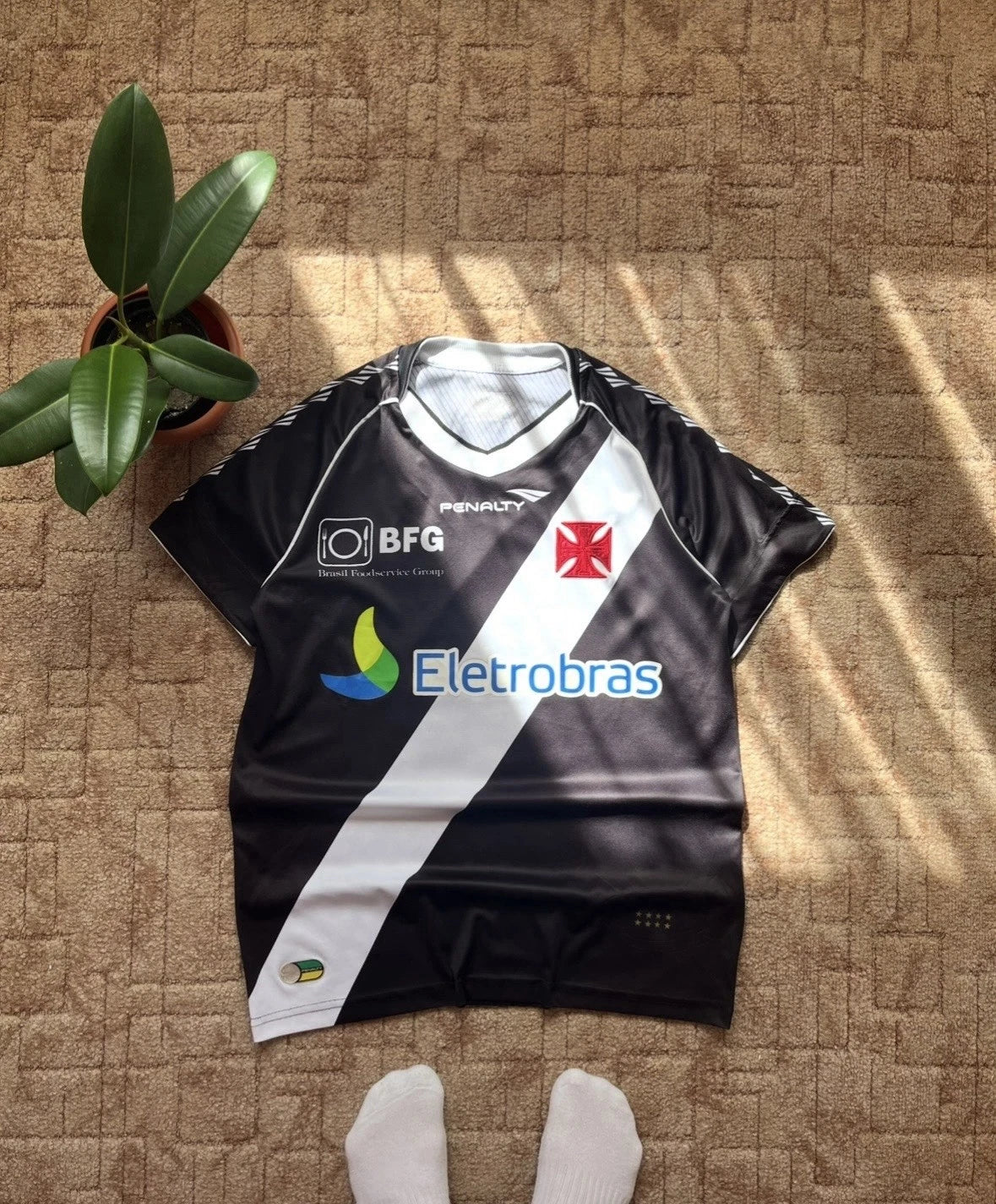Vintage Vasco Da Gama Penalty 2012 Soccer Jersey Football Shirt Size M Men's