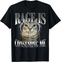 Rage Is Consuming Me Silly Staring Cat Meme Humor Fun Unisex T-Shirt
