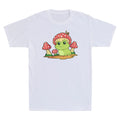 Frog With Mushroom Hat & Snail Funny Kawaii Frog & Fungi Graphic Men's T-Shirt