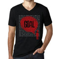 Men's Graphic T-Shirt V Neck Thoughts Goal Eco-Friendly Limited Edition