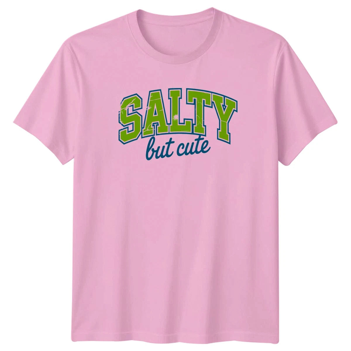 Salty But Cute Womens T-Shirt Sassy Retro Personality Birthday Gift For Her