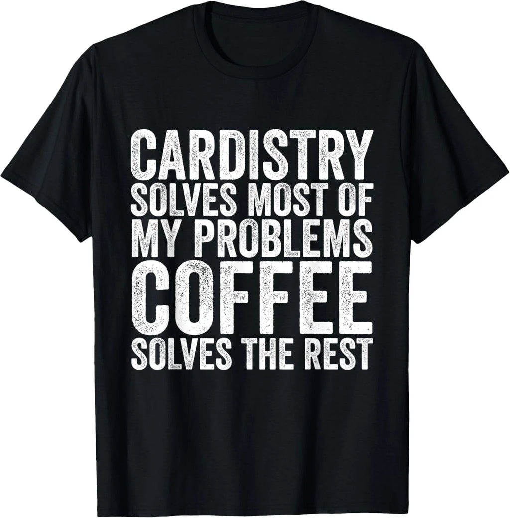 Cardistry Lover Vintage Coffee Funny Cardistry For Men Women Gift Unisex T-Shirt
