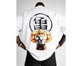 Unisex Japanese Anime Graphic Streetwear Printed Oversized Cotton T-shirt Tee
