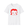 Vintage Cartoon Face Softstyle Graphic Tee for Anime and Pop Culture Fans
