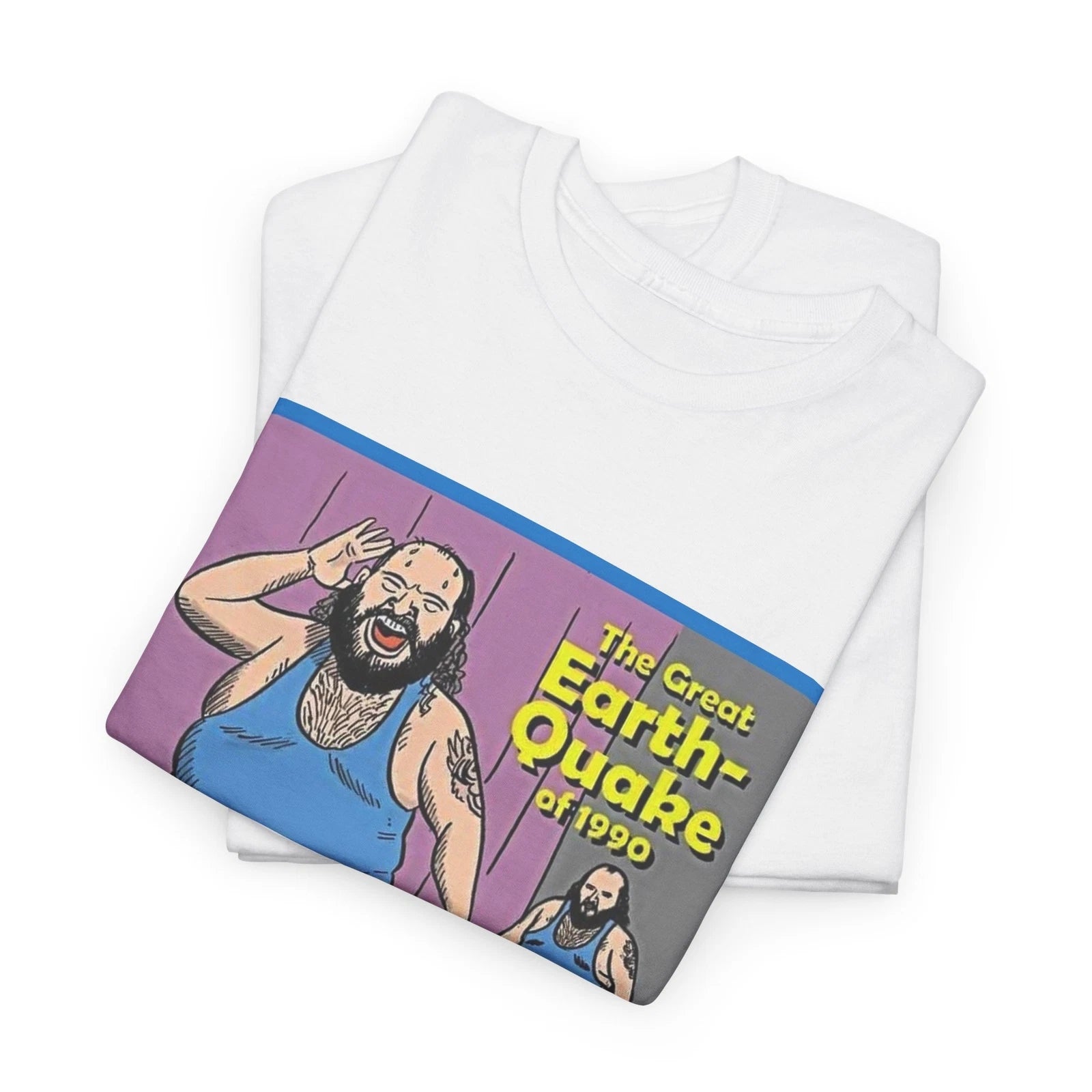 The Great Earthquake Unisex Tee, Funny WWF Graphic T-Shirt, Pro Wrestling Tee