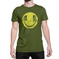Headphones Face Mens Funny Music  T-Shirt DJ Clubbing Fun Festival Gift