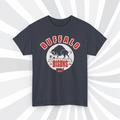 Buffalo Bisons 1946 AAFC Vintage Football Navy Heather T-Shirt - Bills