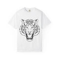 Aggressive Tiger Head T-Shirt - Men’s & Women’s Streetwear - Minimalist Line Art