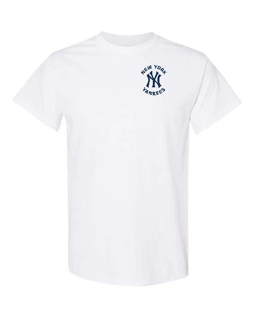 NY Yankees Left Chest Graphic Logo, TEES, New York Baseball Unisex.  All Sizes!!
