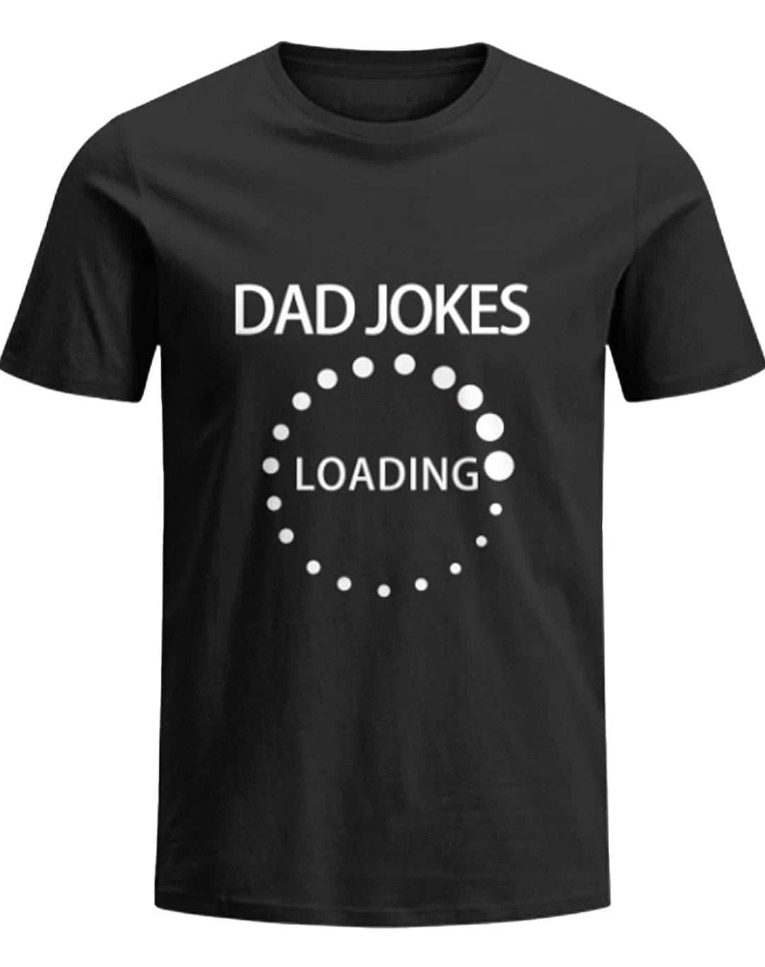 Large Dad Jokes T-shirt Black Loading Funny Gift Sealed NEW