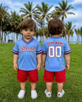 Atlanta Baseball Jersey – Personalized Name & Number Kid and Youth Jersey