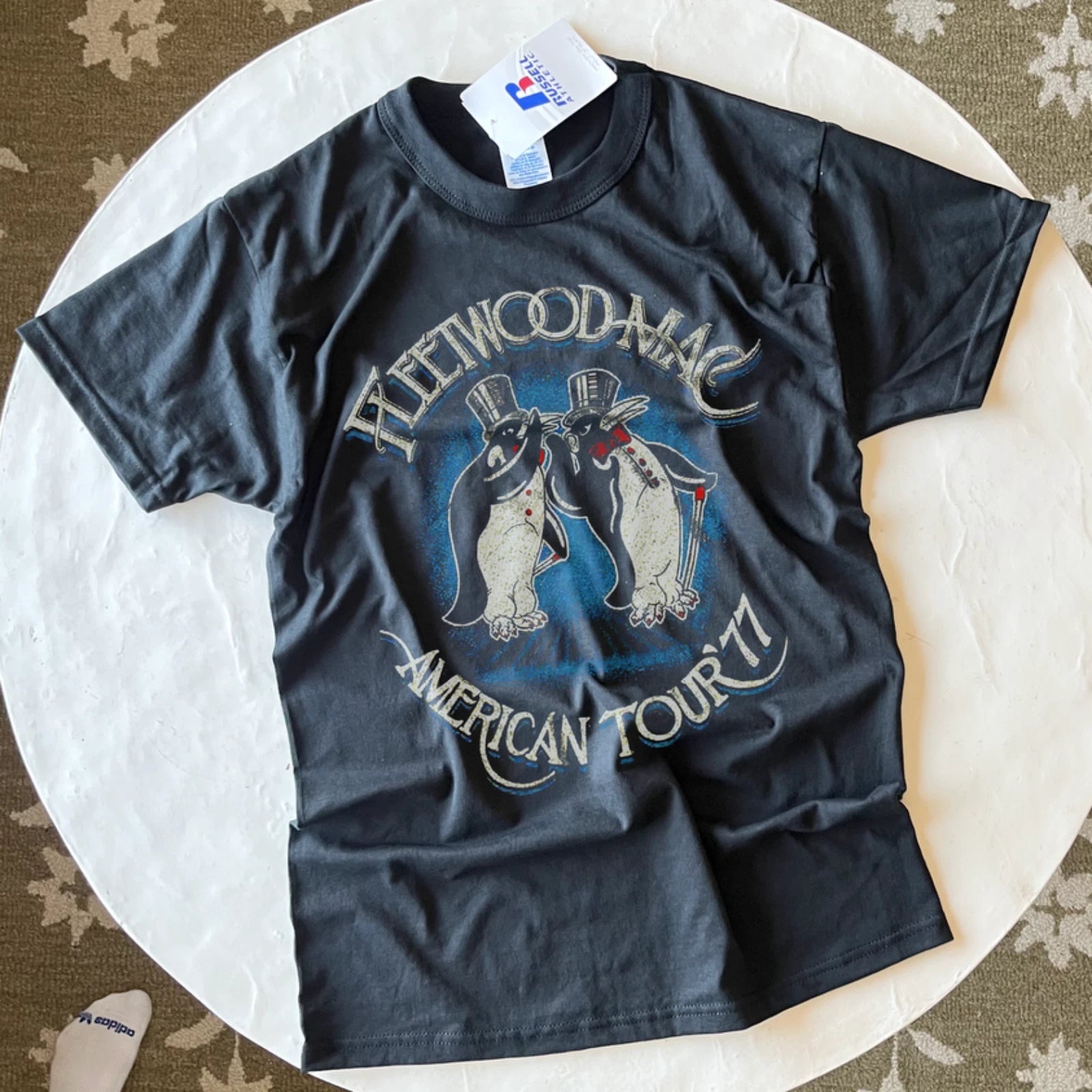 Fleetwood Mac American Tour 77 Tee Black Unisex Shirt Never Worn Small