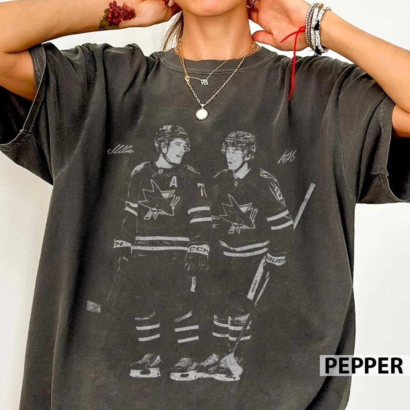 Macklin Celebrini Will Smith San Jose Hockey Vintage Shirt