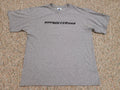 Adidas Soccer Shirt Mens Large Gray Vintage Made in USA Graphic Tee Short Sleeve