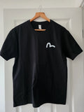new black Evisu Daruma Moto Club t-shirt size Small S