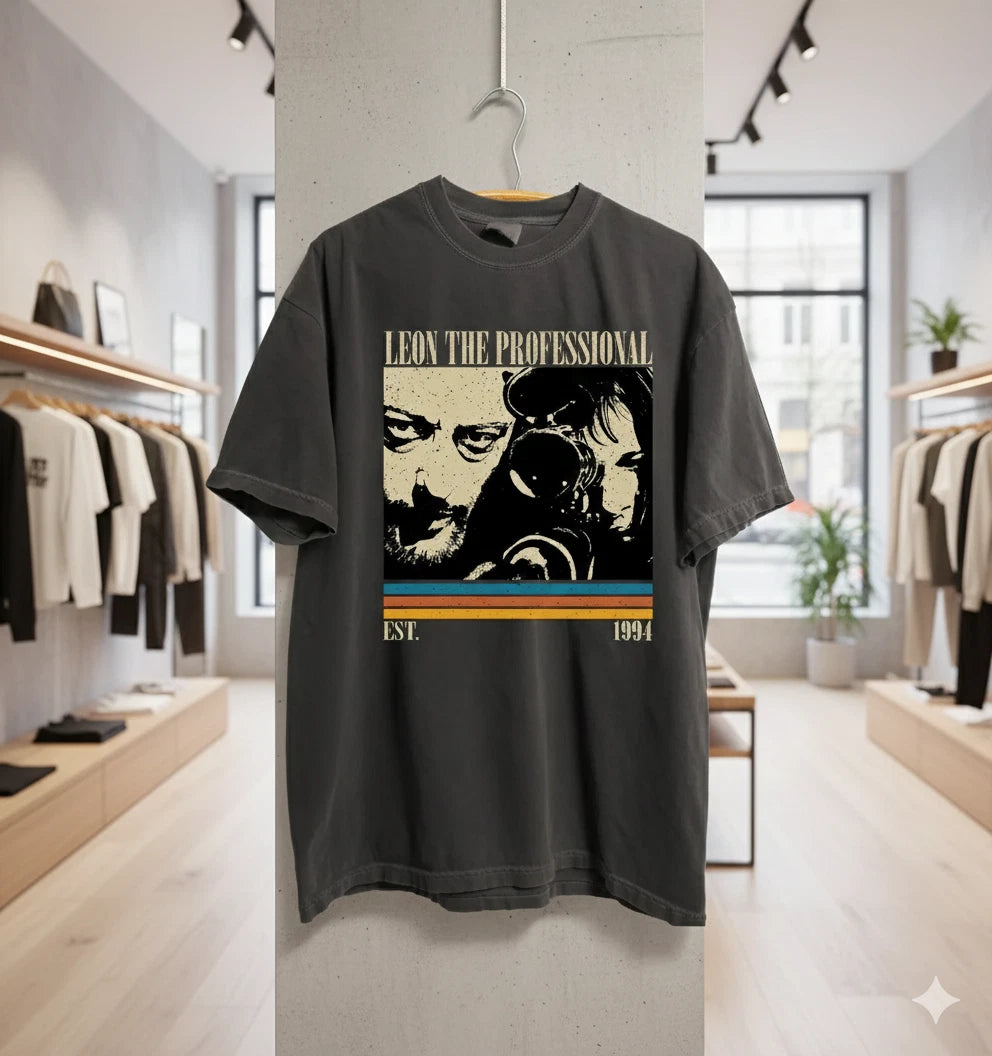 Leon The Professional Inspired Vintage Movie Graphic T-Shirt Unisex - S349