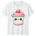 Sweet Kawaii Strawberry Dessert Cute T-Shirt Strawberry Dessert Kawaii Food
