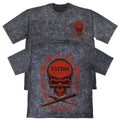 You Dream It We Draw Mens Carbon Grey Heavyweight 240gsm Vintage T-Shirt Tattoo