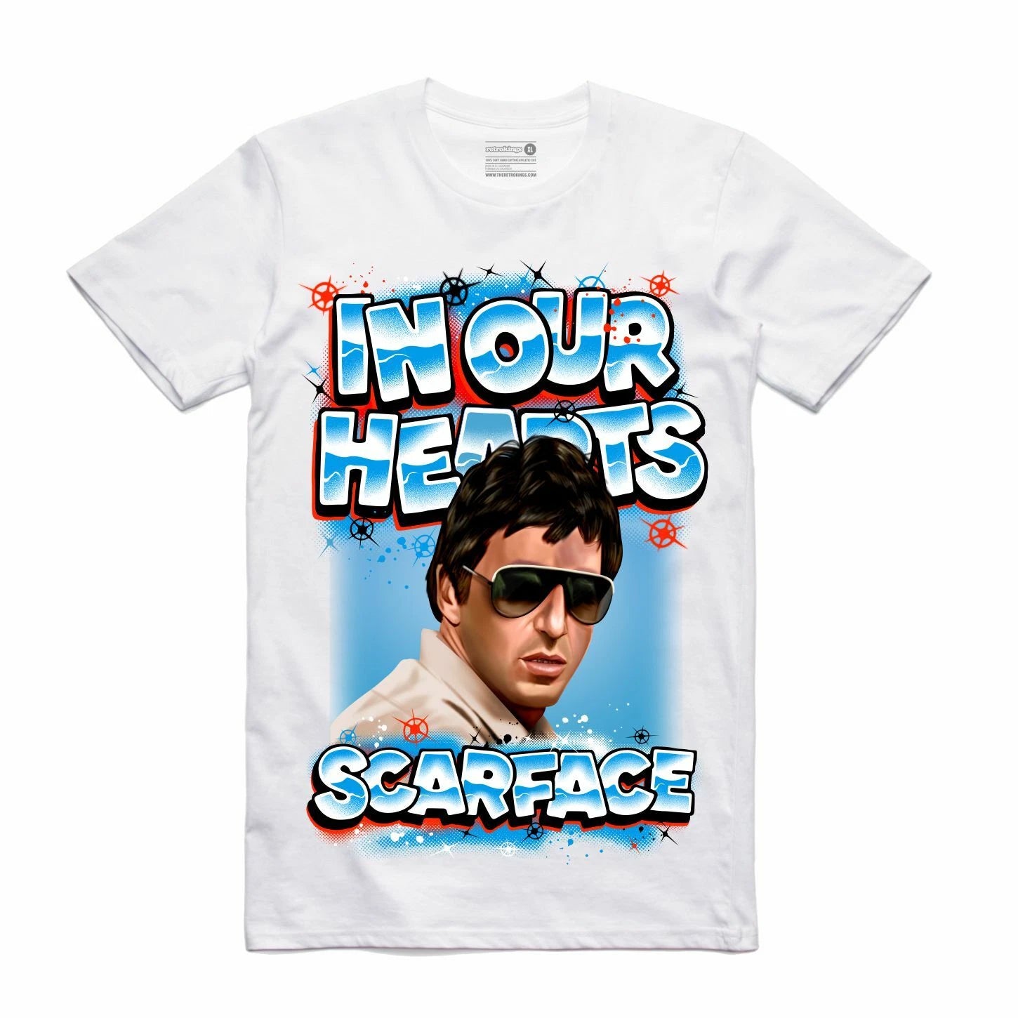 NEW Streetwear on Demand MEMORIAL SCARFACE WHITE Tee Shirt SMALL-3XLARGE LIMITED