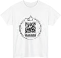 Personalised QR Code Scan Me T-Shirt Custom Interactive Social Media Link Top