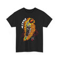 Vintage Bootleg Style Fire Baller T-Shirt Urban Streetwear Skeleton Hoops