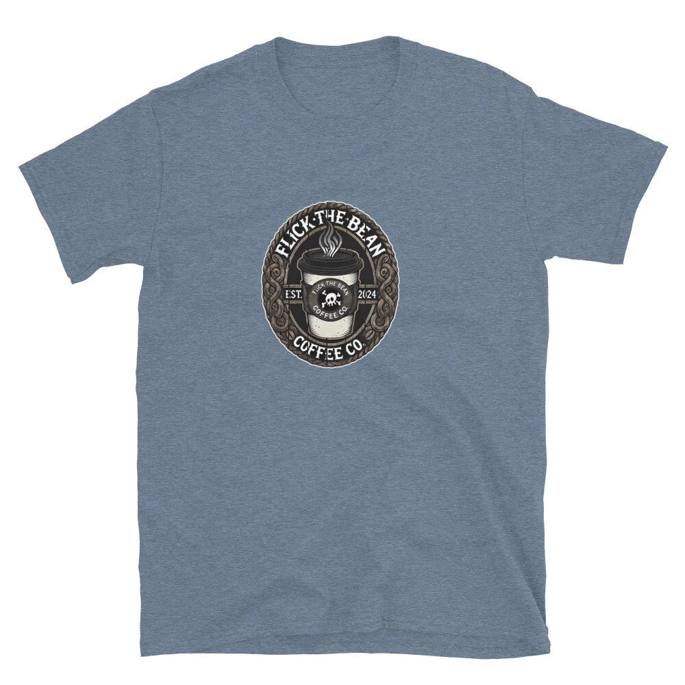 Flick The Bean Coffee Co, Funny Short-Sleeve Unisex T-Shirt