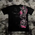 Mens Y2K Gothic Graphic T Shirt Streetwear Skull Wings Tee Top