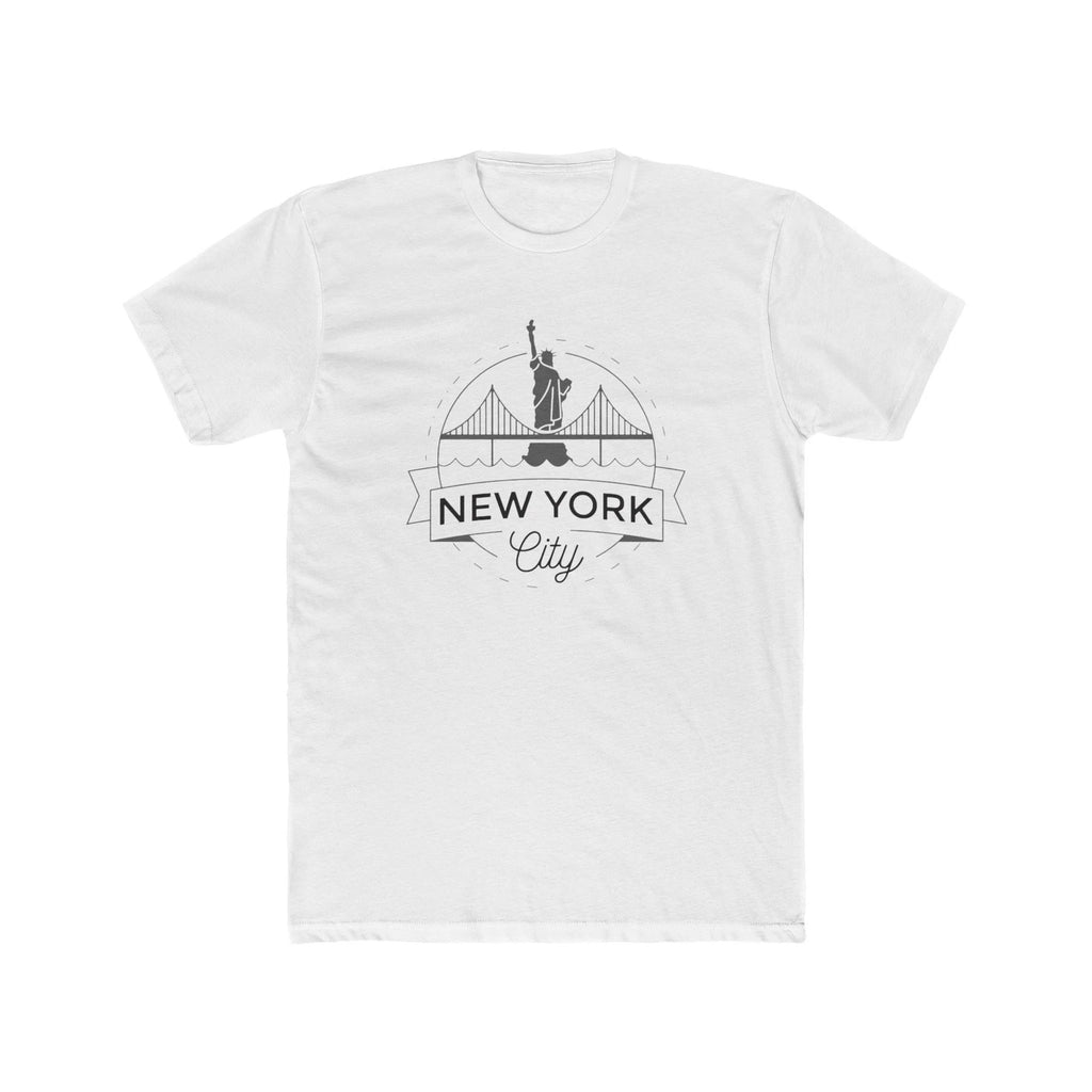 NYC Graphic Tee #3 Men's Cotton Crew Tee Shirt Trendy Edgy