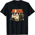 Dinosaurs Character Group with Logo Retro TV Show T-Shirt
