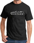2005-09 Ford Mustang Convertible Classic Outline Design Tshirt NEW