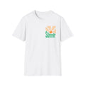 Retro Floral Summer T-Shirt | Orange Flower Graphic Tee