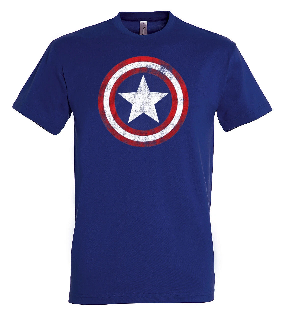 Youth Designz Vintage Captain America Men's T-Shirt Print Hulk Thor Ironman USA