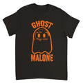 Cute Ghost Malone Fall Season Funny Halloween Spooky Season Unisex T-shirt S-3XL