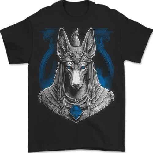 Anubis God of the Dead Ancient Egypt Myth Mens T-Shirt 100% Cotton