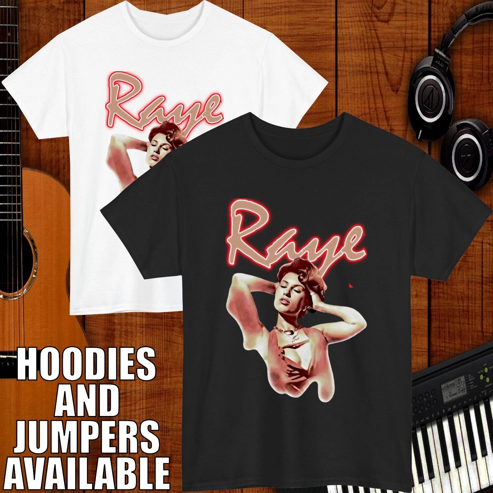 Raye Tour Unisex Music Lover Graphic T Shirt  Vintage Style Retro Aesthetic Tee