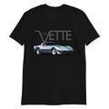 1978 Chevy vette C3 25th Silver Anniversary Muscle Car Short-Sleeve T-Shirt