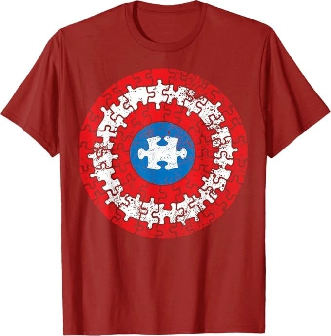 Autism Awareness Captain Shirt Support Autistic Superkid T-Shirt