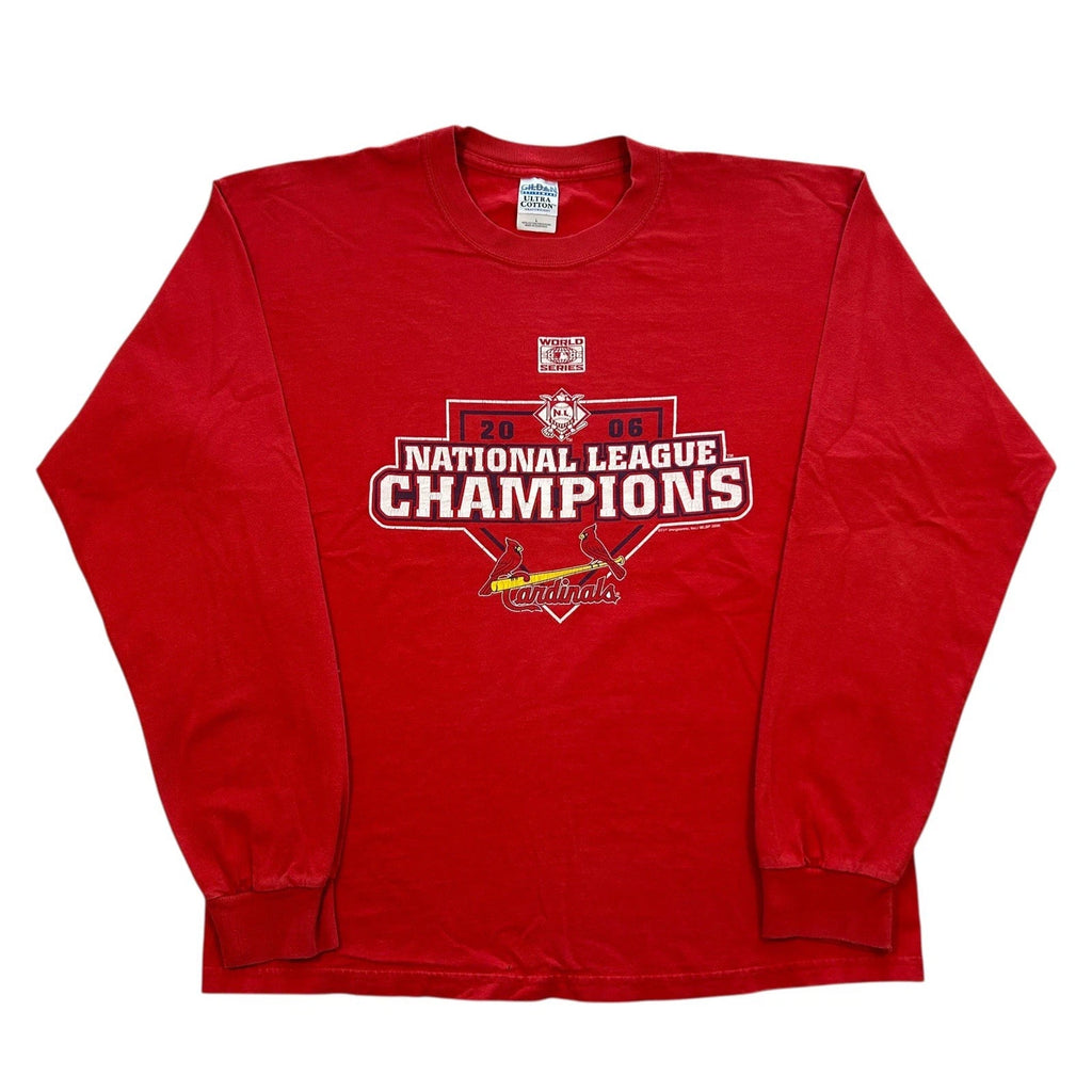 Vintage St. Louis Cardinals 2006 National League Champions Graphic Shirt Size Lg