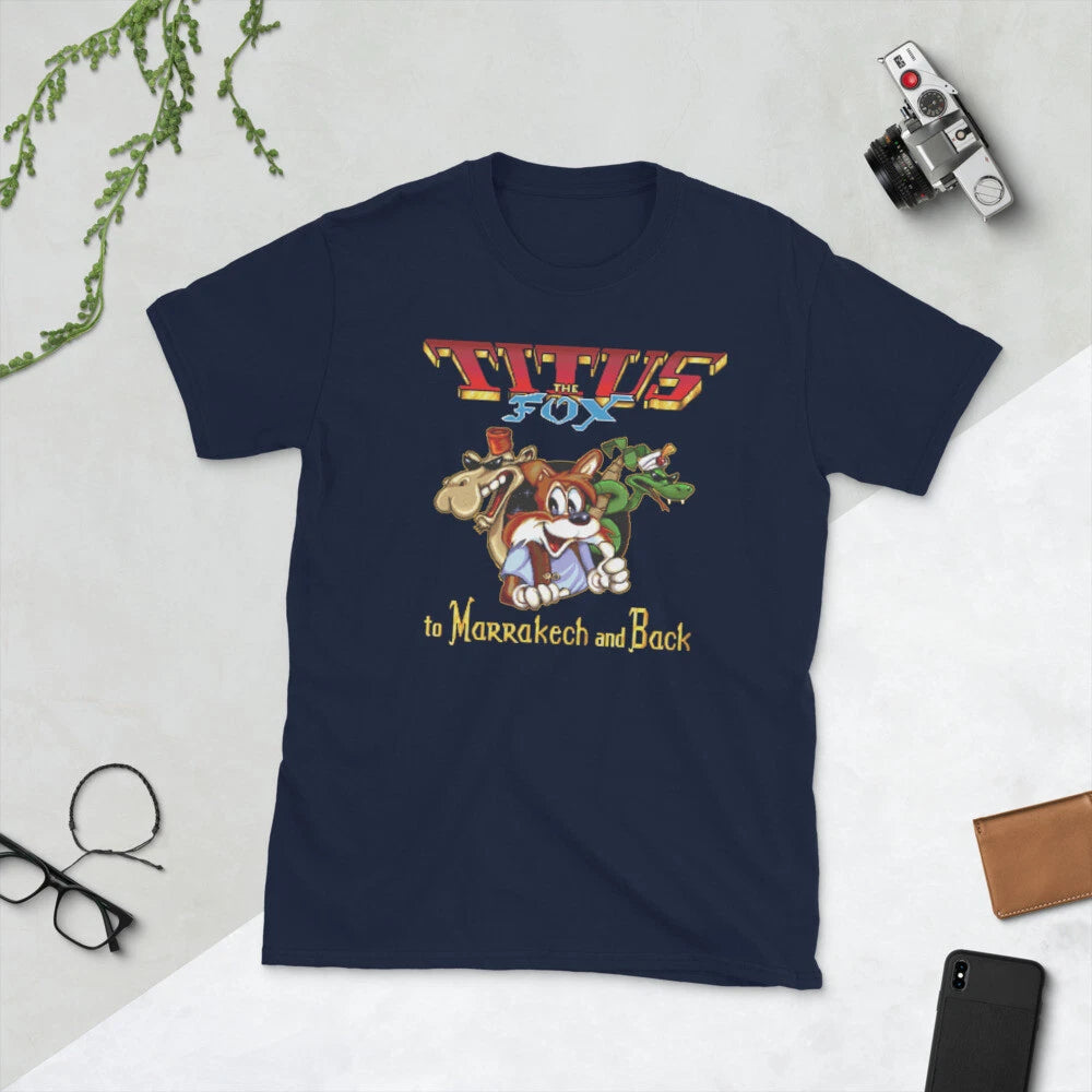 Titus the Fox retro video game Short-Sleeve Unisex T-Shirt