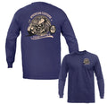 American Customs Bikers Vintage Classic Custom Motorcycle Long Sleeve T-Shirt