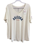 NWT League Arizona Mom White Short Sleeve T-Shirt Women’s Size 2XL U Of A NEW