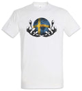 Sweden Football Magic Ball T-Shirt swedish Soccer Flag Banner World Championship