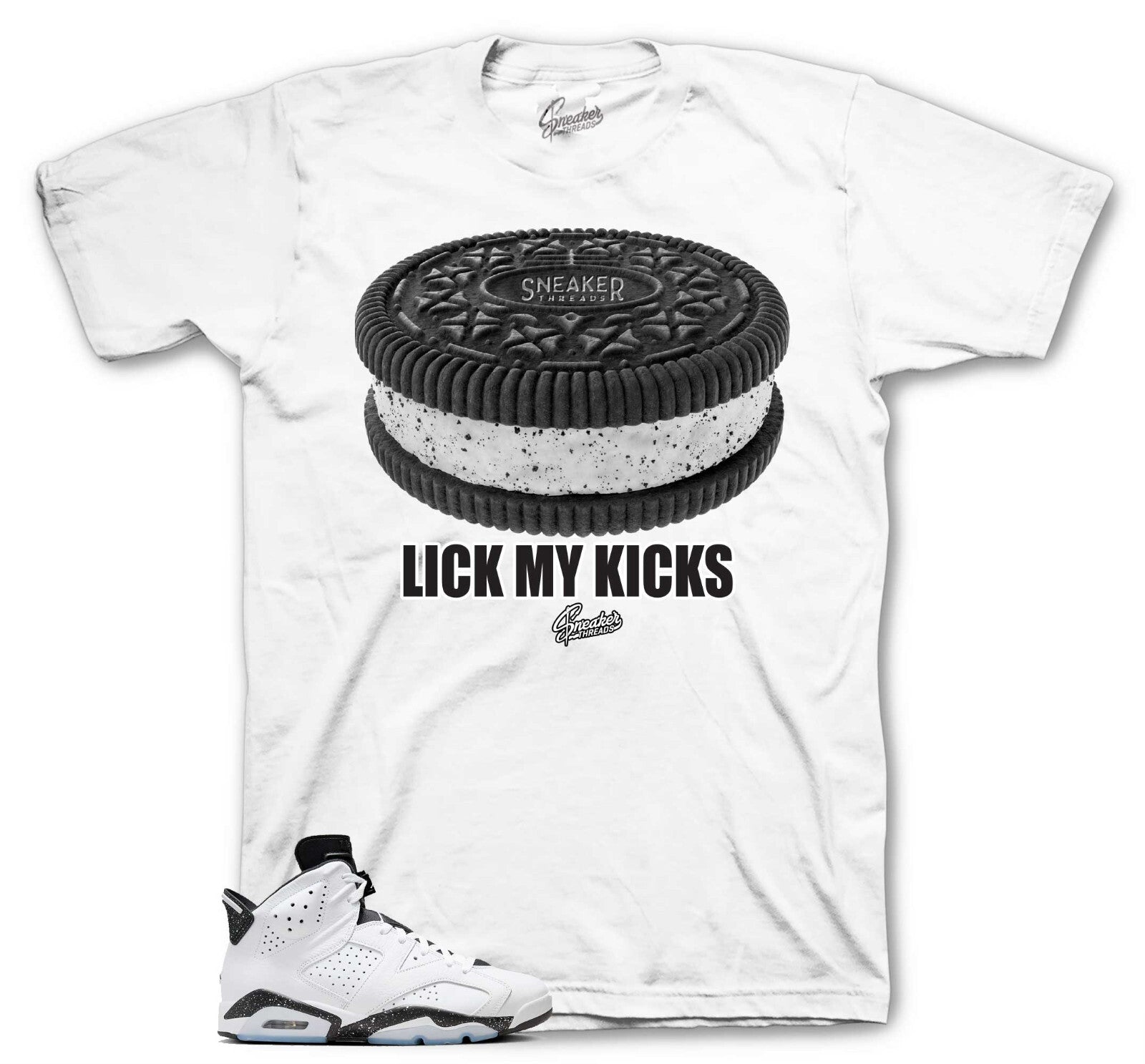 Shirts To Match Jordan 6 Reverse Oreo White Black - Lick My Kicks Sneaker Tees