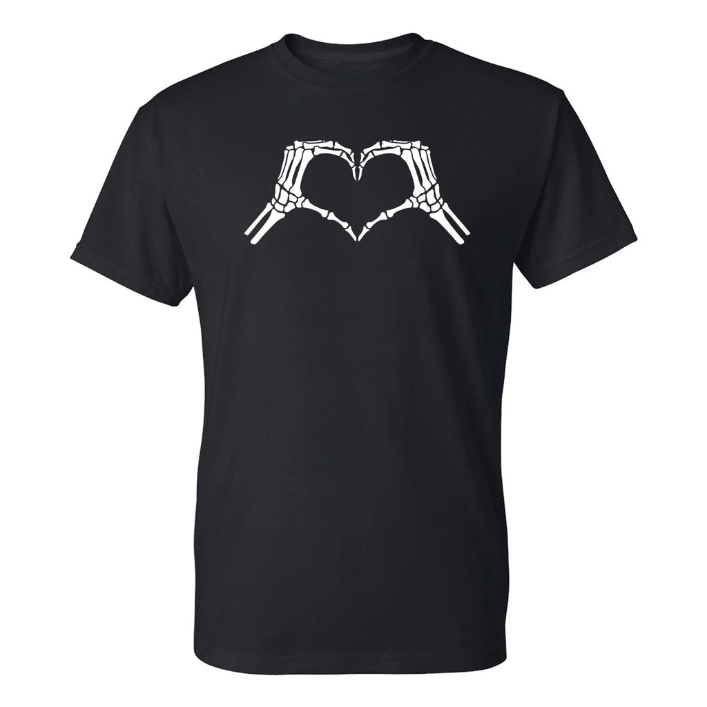 Skeleton Heart Hands - Halloween Spooky Monster T-Shirt