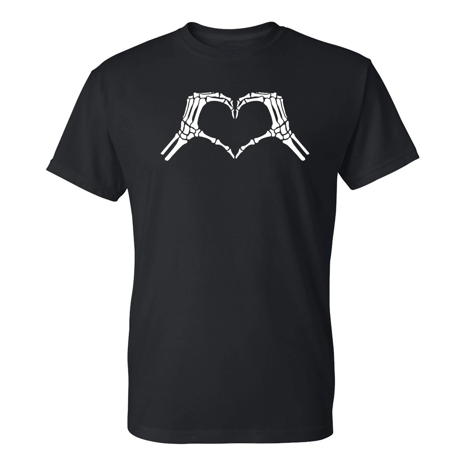 Skeleton Heart Hands - Halloween Spooky Monster T-Shirt