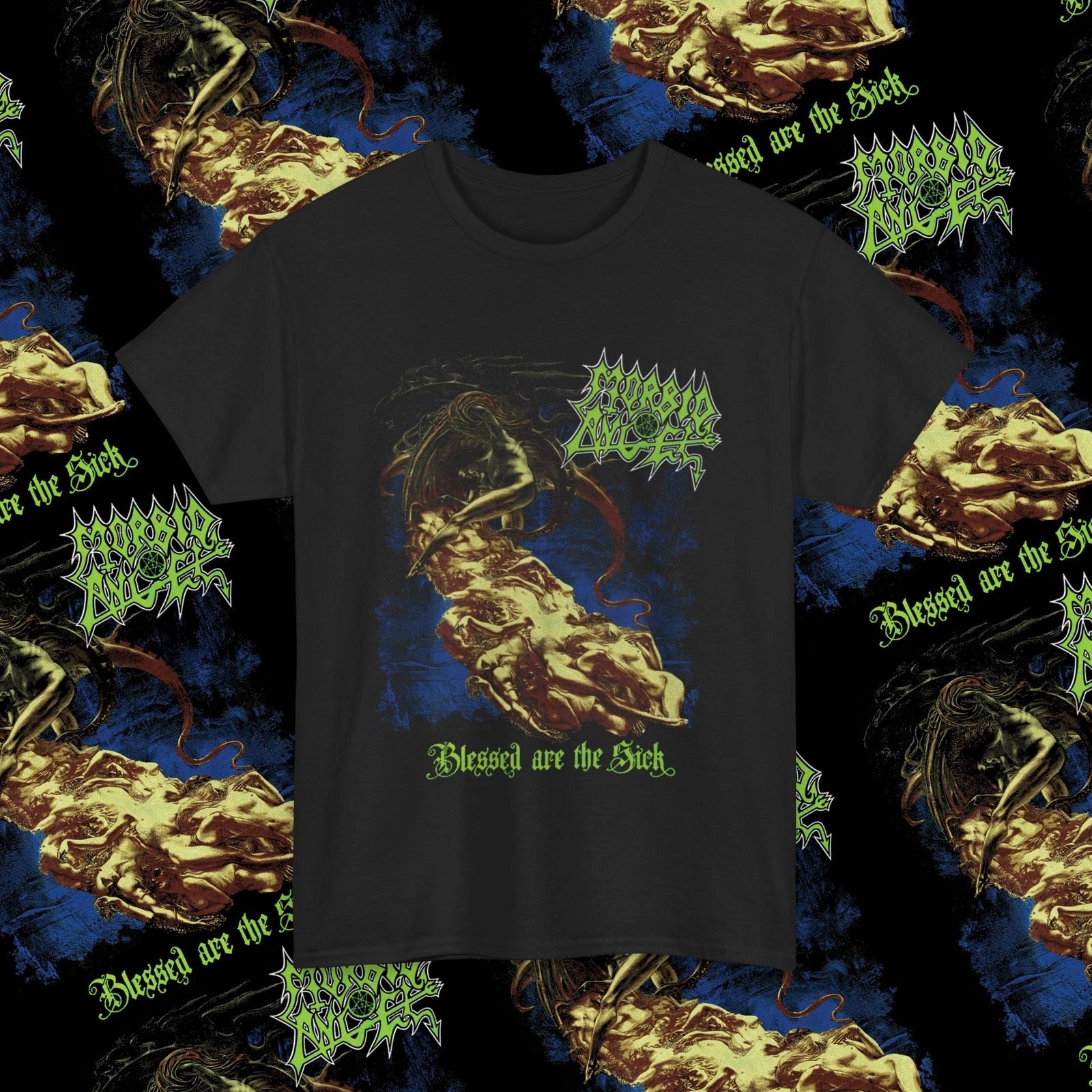 Morbid Angel "Blessed Are the Sick" Death Metal Band T-Shirt Vintage Style Shirt