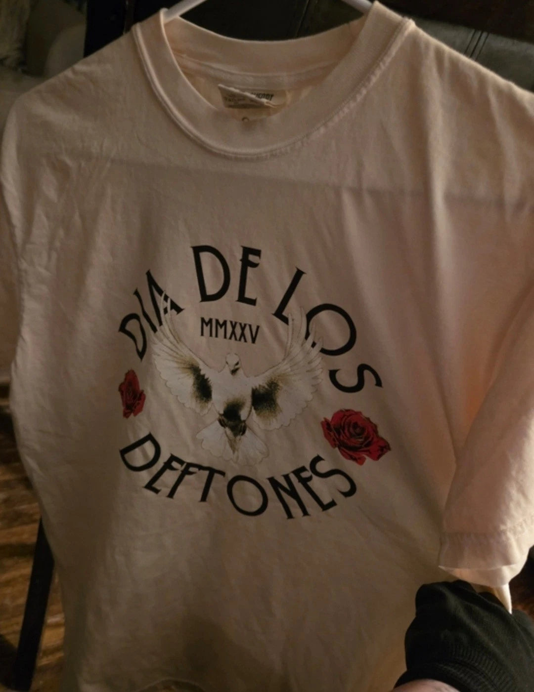 Dia de los deftones cream tshirt size M
