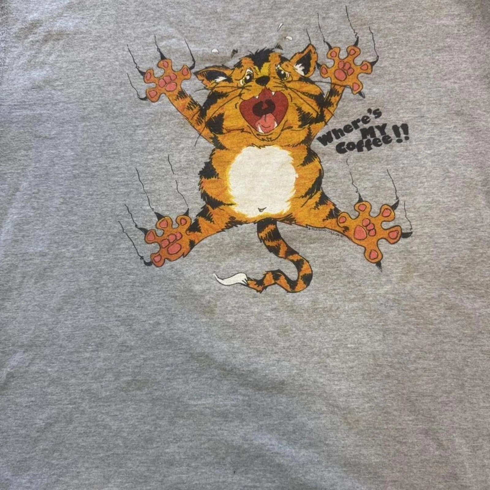 1987 Vintage "Where's my coffee" shirt