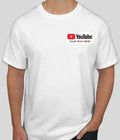 Personalized YouTube Channel Custom Vinyl t-shirt S,M,L,XL,2XL Adult Unisex NEW