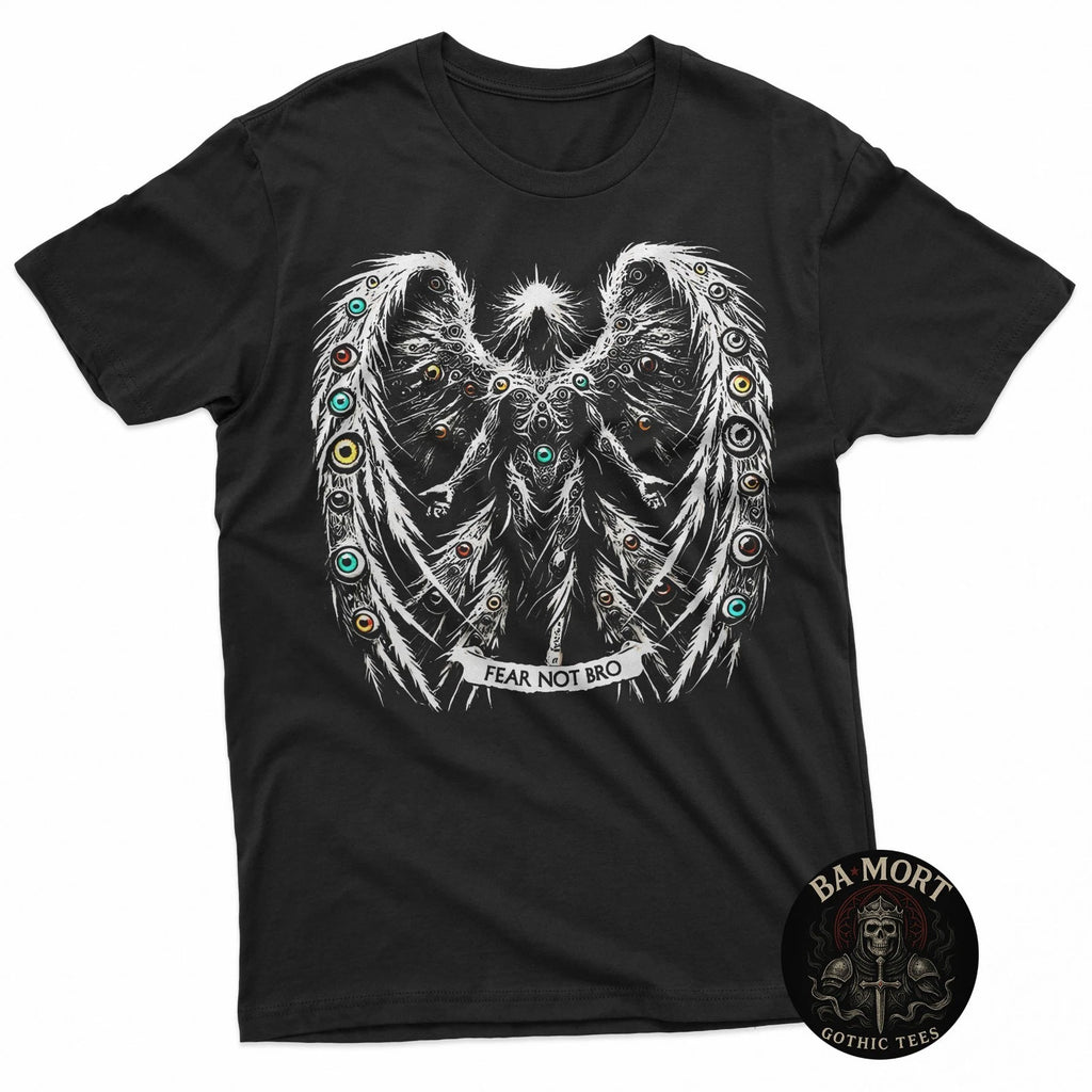 Fear Not Bro Seraphim Angel Biblical Christian Humor T-Shirt